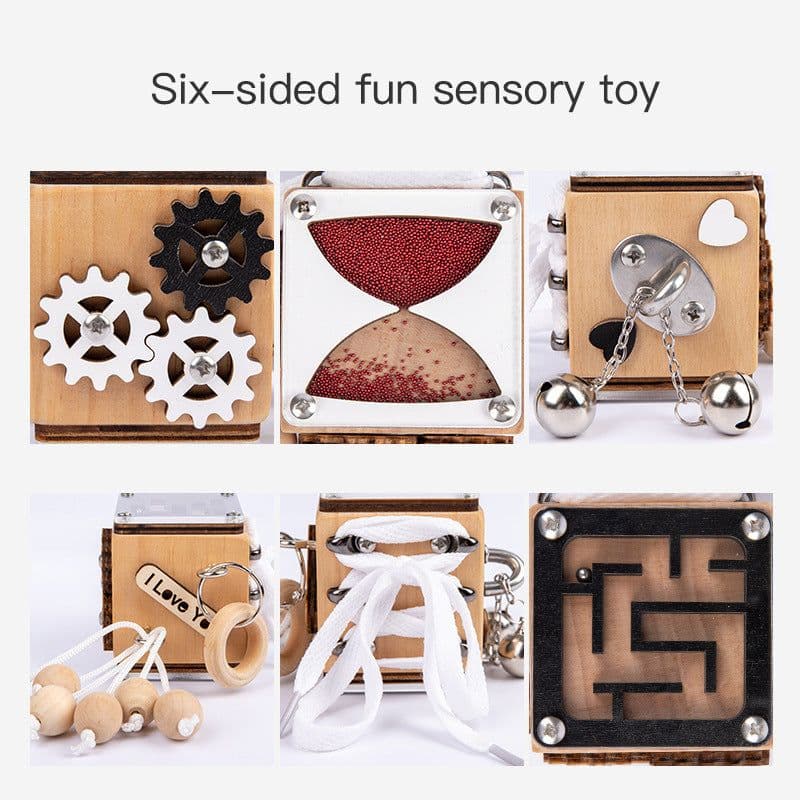 image-Busy Block Children's Montessori Early Education Teaching Aids Kindergarten Montessori Unlocking Toys