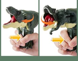 image-Children Decompression Dinosaur Toy Creative Battery-free Telescopic Spring Swing Dinosaur Fidget Toys Christmas Gifts For Kids