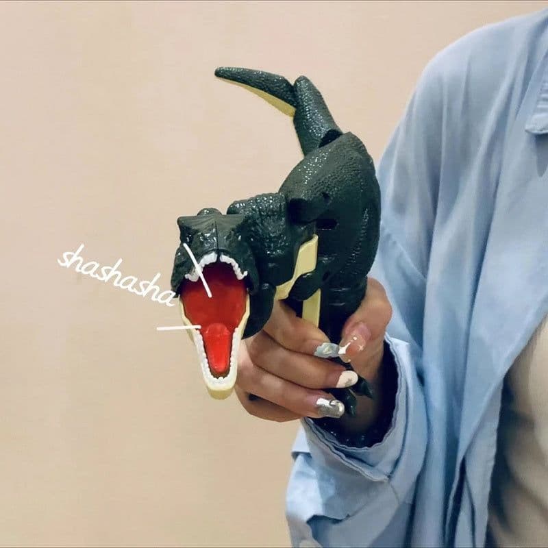 image-Children Decompression Dinosaur Toy Creative Battery-free Telescopic Spring Swing Dinosaur Fidget Toys Christmas Gifts For Kids