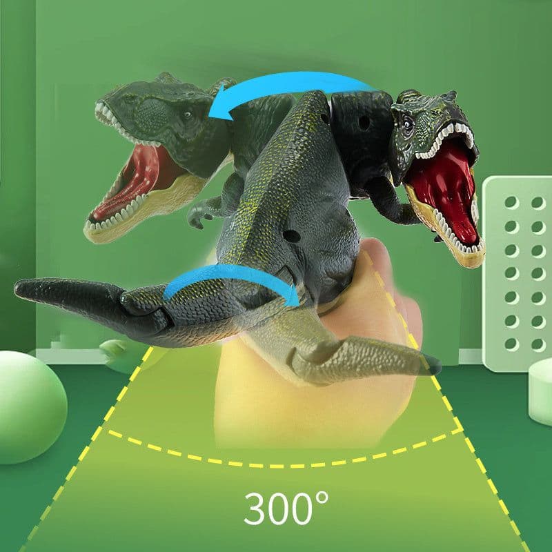 image-Children Decompression Dinosaur Toy Creative Battery-free Telescopic Spring Swing Dinosaur Fidget Toys Christmas Gifts For Kids