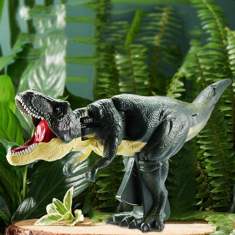 image-Children Decompression Dinosaur Toy Creative Battery-free Telescopic Spring Swing Dinosaur Fidget Toys Christmas Gifts For Kids