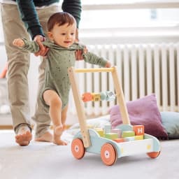 image-ROBUD Wooden Baby Walker Push With ABC 123 Traffic Sign Gifts For Todders 3 Year