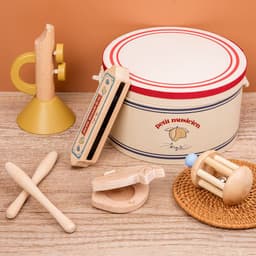 image-Wooden Early Education Infant Percussion Toys
