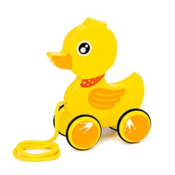 image-Wooden Animal Puppy Crocodile Trailer Children's Cartoon Parent-child Toddler Car Baby 3-6 Years Old Educational Toys