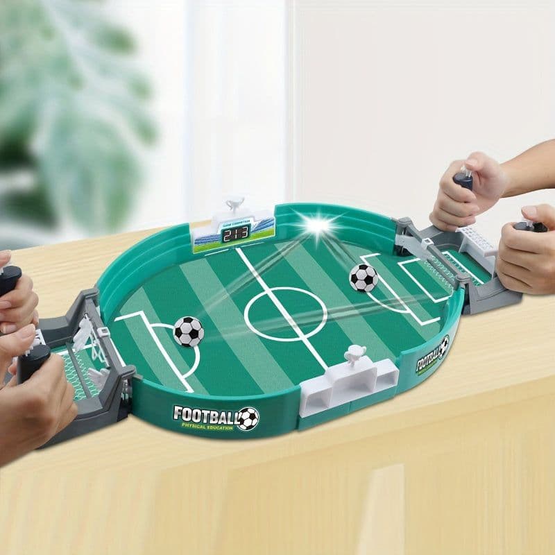 image-Football Table Interactive Game, Mini Tabletop Football Game Set For Kids, Hand-Eye Coordination Parent-Child Interactive Family Sports Board Game