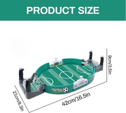 image-Football Table Interactive Game, Mini Tabletop Football Game Set For Kids, Hand-Eye Coordination Parent-Child Interactive Family Sports Board Game