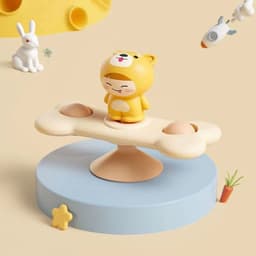 image-Baby Dining Table Sucker Rotary Table Early Childhood Educational Toys