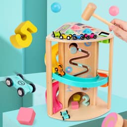 image-Rotating Colorful Gliding Car Intellective Toys Inertia Slide Car