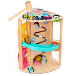 image-Rotating Colorful Gliding Car Intellective Toys Inertia Slide Car