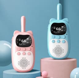 image-Walkie-Talkie 3KM Wireless Handheld USB Charging Parent-child Interaction Toys Gift