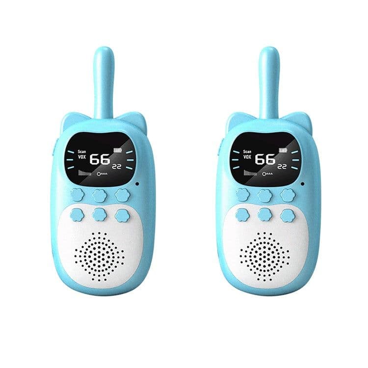 image-Walkie-Talkie 3KM Wireless Handheld USB Charging Parent-child Interaction Toys Gift