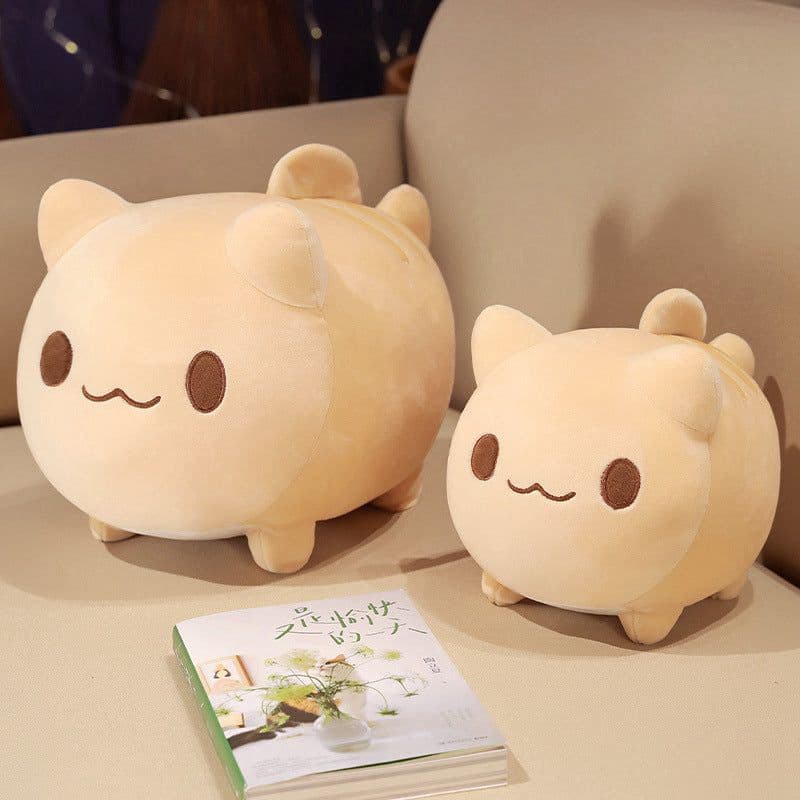 image-Cartoon Cute Fishtail Cat Plush Toy Accompany Doll Girl Bed Sofa Doll Birthday Gift