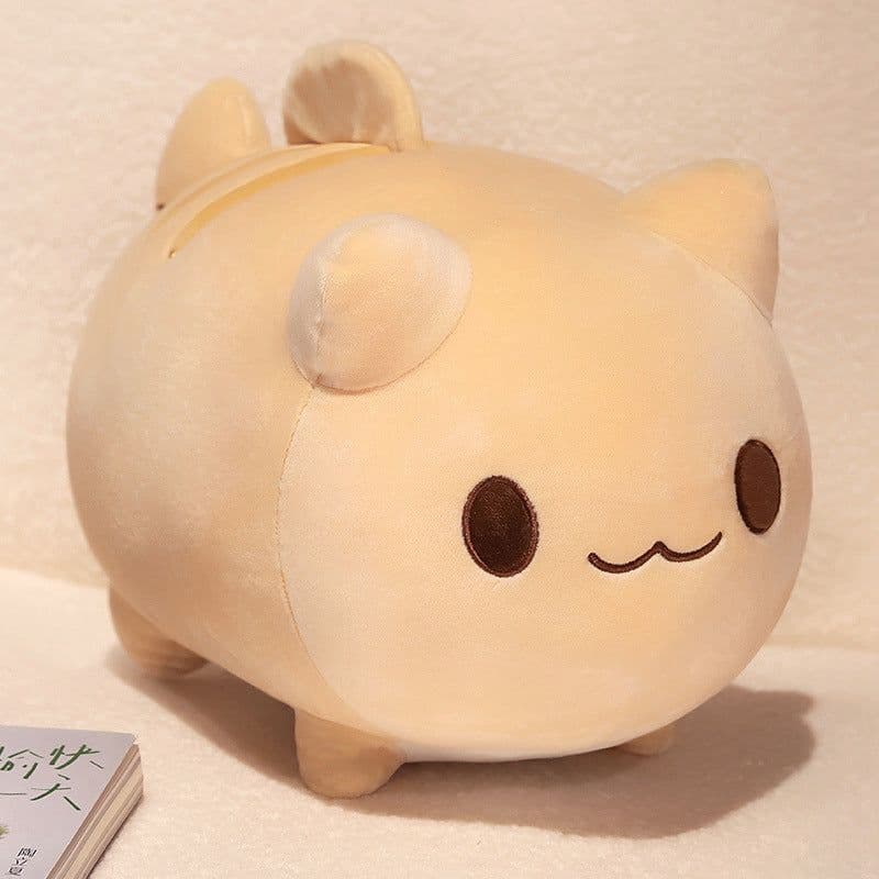 image-Cartoon Cute Fishtail Cat Plush Toy Accompany Doll Girl Bed Sofa Doll Birthday Gift