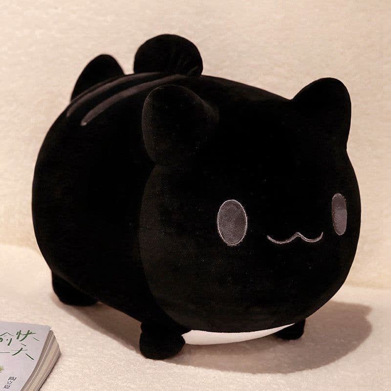 image-Cartoon Cute Fishtail Cat Plush Toy Accompany Doll Girl Bed Sofa Doll Birthday Gift