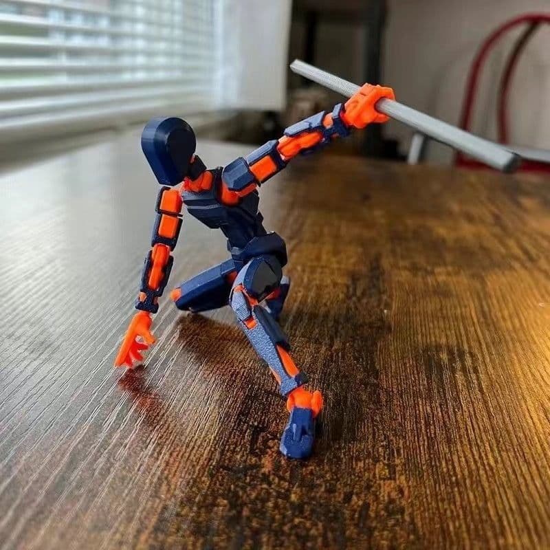 image-3D Printing Lucky Puppet Joint Movable