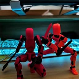 image-3D Printing Lucky Puppet Joint Movable