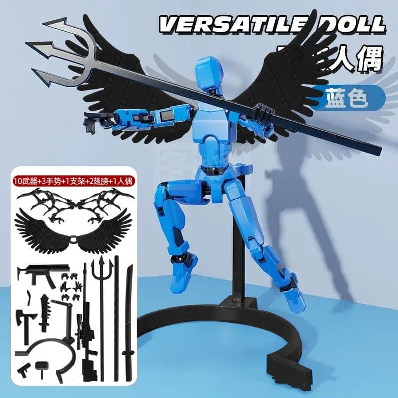 image-3D Printing Lucky Puppet Joint Movable