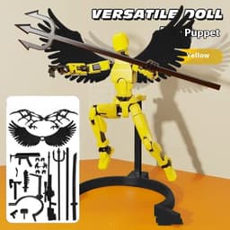 image-3D Printing Lucky Puppet Joint Movable