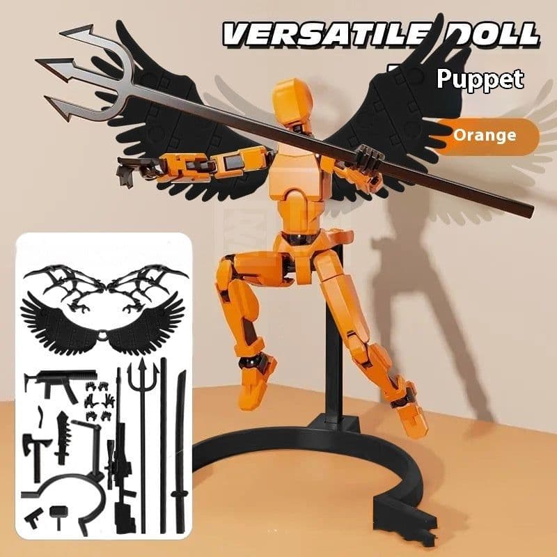 image-3D Printing Lucky Puppet Joint Movable