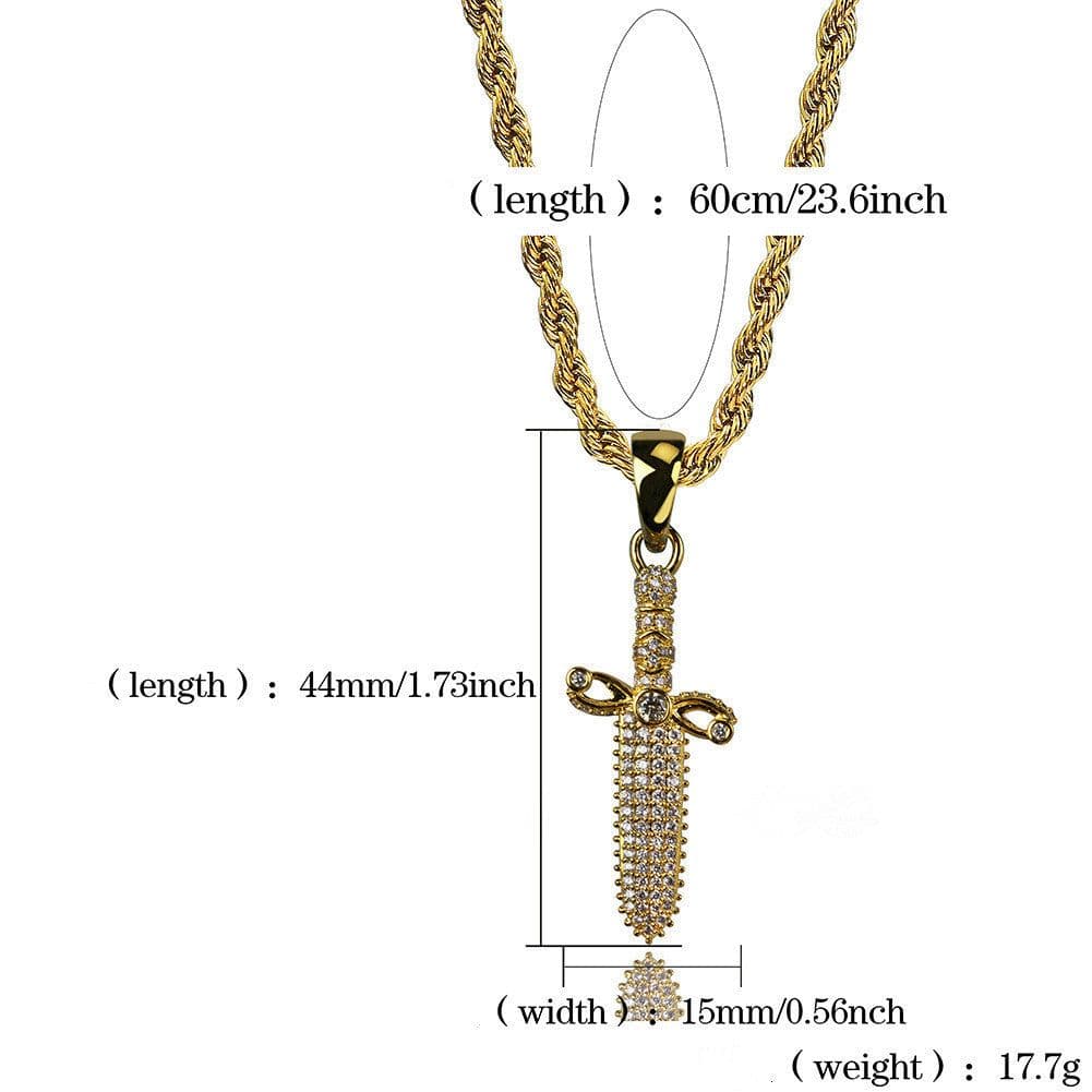 image-Male Hip Hop Necklace Pendant