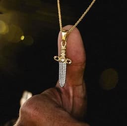 image-Male Hip Hop Necklace Pendant
