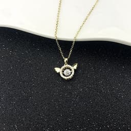 image-925 silver simple all-match necklace