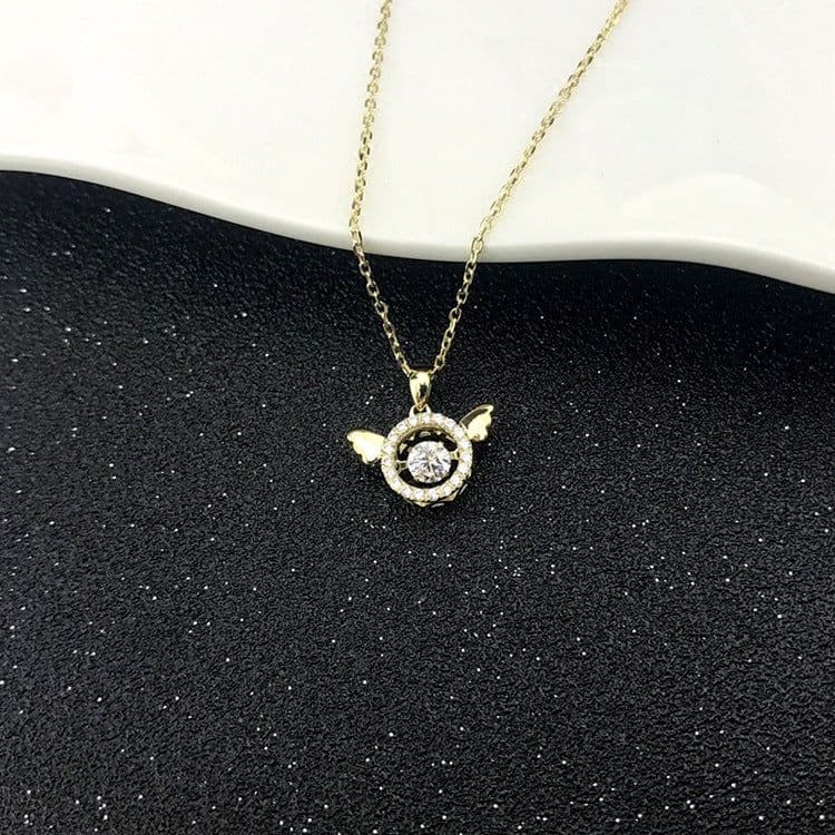 image-925 silver simple all-match necklace