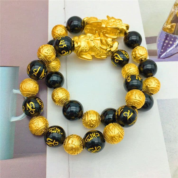 image-Vietnamese sand gold jewelry gold-plated brave bracelet