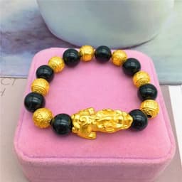 image-Vietnamese sand gold jewelry gold-plated brave bracelet