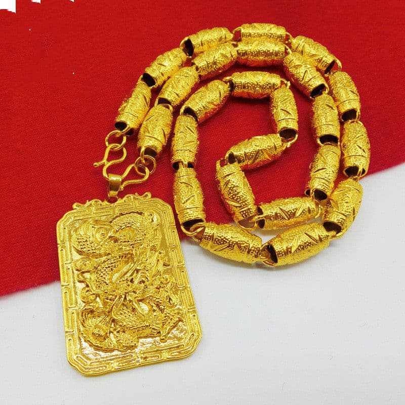 image-Solid 40g Dragon Pendant