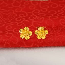 image-24K Gold Plated Earrings Euro Gold Jewelry New Popular Earrings