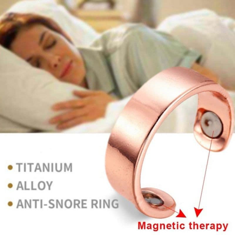 image-Acupressure Anti Snore Ring Treatment Reflexology Anti Snoring Apnea Sleeping Aid Device Weight Loss Slimming Body Care