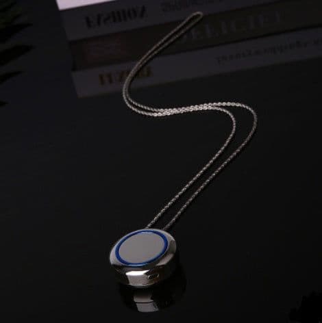 image-Wearable portable negative ion air purifier Necklace wear purifying pendant gift