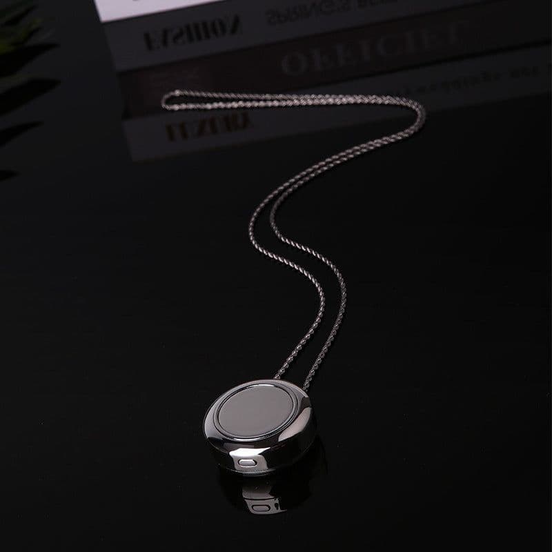 image-Wearable portable negative ion air purifier Necklace wear purifying pendant gift