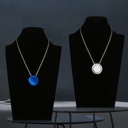 image-Wearable portable negative ion air purifier Necklace wear purifying pendant gift