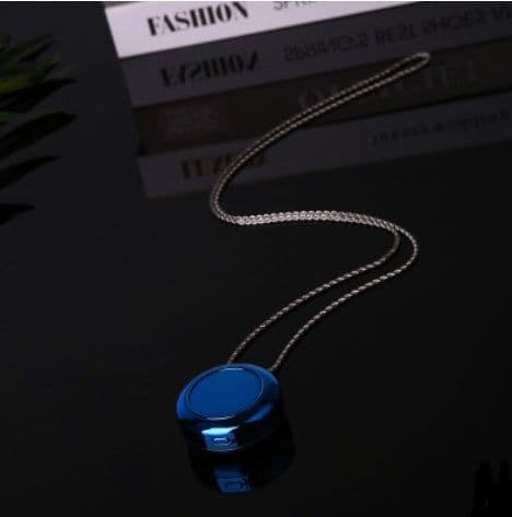 image-Wearable portable negative ion air purifier Necklace wear purifying pendant gift