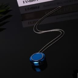 image-Wearable portable negative ion air purifier Necklace wear purifying pendant gift