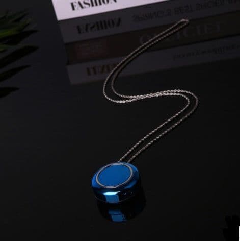 image-Wearable portable negative ion air purifier Necklace wear purifying pendant gift