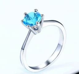 image-Rose gold and zircon ring