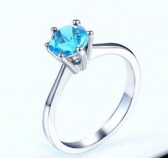 image-Rose gold and zircon ring