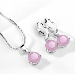 image-Water Drop Necklace Earring Set
