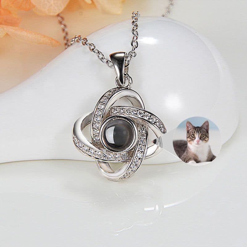 image-Original Projection Necklace Jewelry Gift with Hidden Love Words for Women