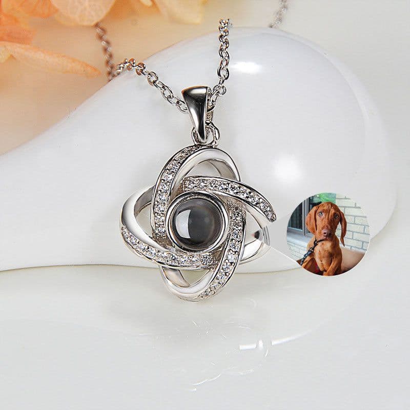image-Original Projection Necklace Jewelry Gift with Hidden Love Words for Women