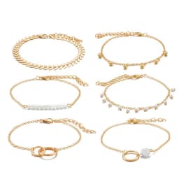 image-European And American Personality Small Flower Arrow Leaf Bracelet