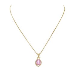image-European and American necklace jewelry Light luxury simple style niche perfume bottle water drop transparent crystal zircon necklace accessories