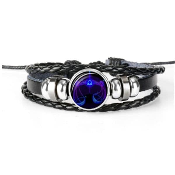 image-Zodiac Constellation Bracelet Braided Design Bracelet For Men Women Kids