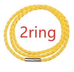 image-Personalized Mens Braided Genuine Leather Bracelet Stainless Steel Custom Beads Name Charm Bracelet For Men With Family Names