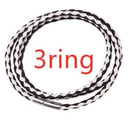 image-Personalized Mens Braided Genuine Leather Bracelet Stainless Steel Custom Beads Name Charm Bracelet For Men With Family Names
