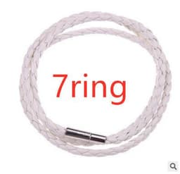 image-Personalized Mens Braided Genuine Leather Bracelet Stainless Steel Custom Beads Name Charm Bracelet For Men With Family Names