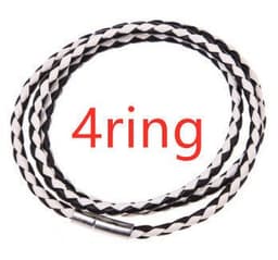 image-Personalized Mens Braided Genuine Leather Bracelet Stainless Steel Custom Beads Name Charm Bracelet For Men With Family Names